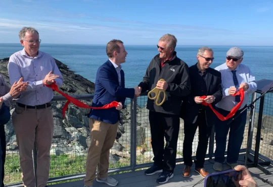 New viewing decks unveiled at Cape Forchu lightstation