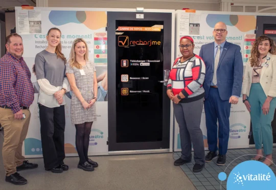 Resting pods introduced to N.B. health-care staff