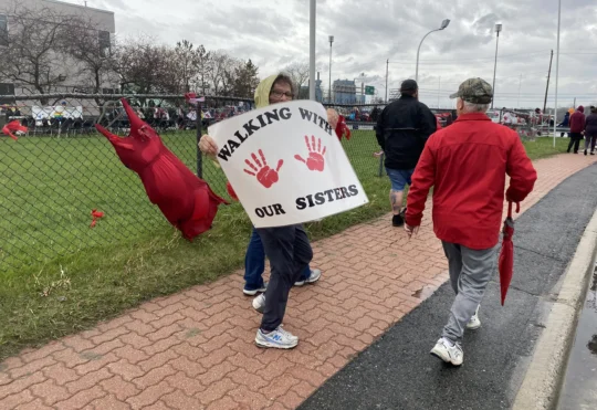 Weather fails to dampen Walking with Our Sisters