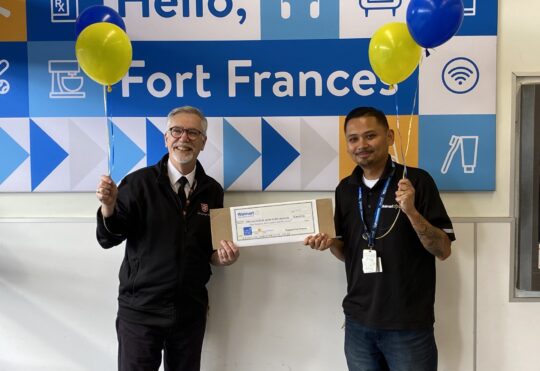 Walmart staff/customers step forward to fight hunger