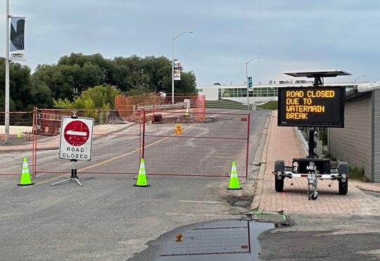 Lots of traffic congestion to start the long weekend
