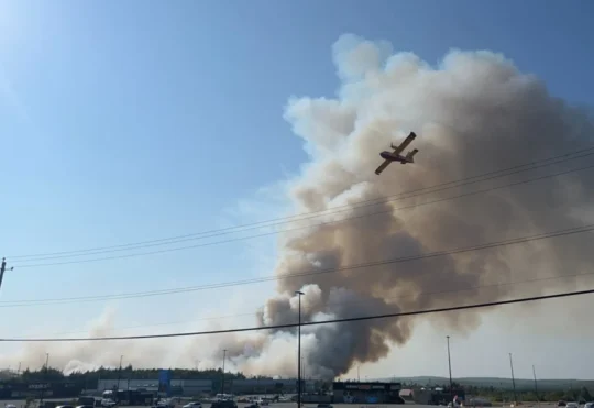 Long Lake wildfire still out of control, more air support on the way