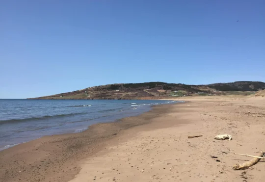 Talks about golf course at West Mabou Beach